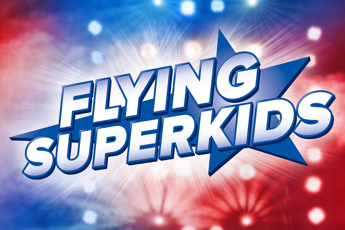 Oplev børneunderholdning med Flying Superkids