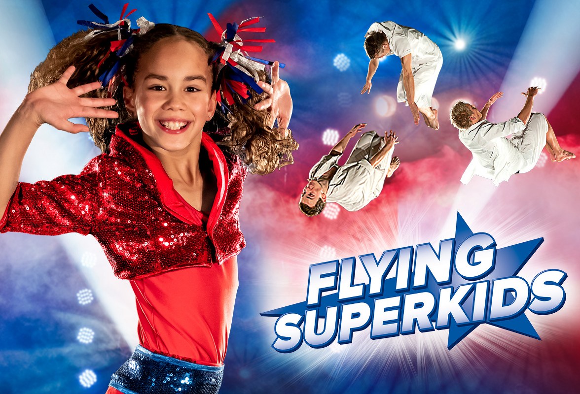 Oplev gymnastik og glæde med Flying Superkids
